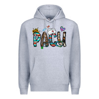 Heather Grey pacu Premium Hoodie - CowhideDigitalArt