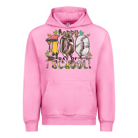 Fuchsia Pink happy 100 day of school american football baseball Urban Hoodie - RacoonDesign