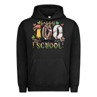 Pigment Black happy 100 day of school american football baseball Urban Hoodie - RacoonDesign