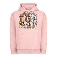 Pigment Salmon happy 100 day of school american football baseball Urban Hoodie - RacoonDesign