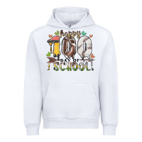 White happy 100 day of school american football baseball Urban Hoodie - RacoonDesign
