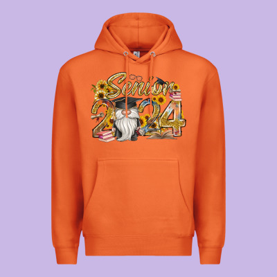 Senior 2024 Premium Hoodie Designed By Racoondesign