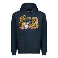 Navy senior 2024 Premium Hoodie - RacoonDesign