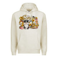 Oatmeal Heather senior 2024 Premium Hoodie - RacoonDesign
