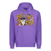 Purple senior 2024 Premium Hoodie - RacoonDesign