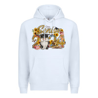 White senior 2024 Premium Hoodie - RacoonDesign