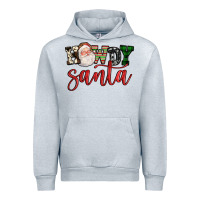 Heather Grey howdy santa Urban Hoodie - FaDigitalArtStudio