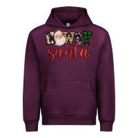 Mauve Wine howdy santa Urban Hoodie - FaDigitalArtStudio