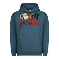 Pigment Midnight Navy howdy santa Urban Hoodie - FaDigitalArtStudio
