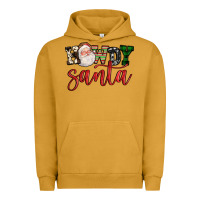 Pigment Peanut Butter howdy santa Urban Hoodie - FaDigitalArtStudio