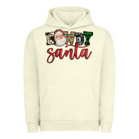 Pigment Pistachio howdy santa Urban Hoodie - FaDigitalArtStudio