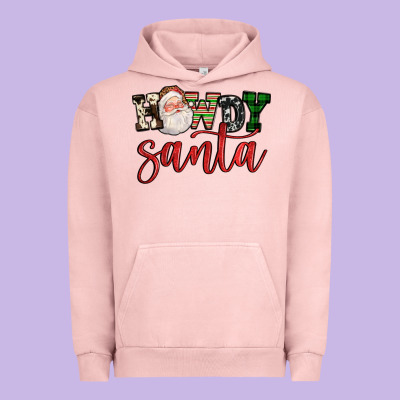 Howdy Santa Urban Hoodie Designed By Fadigitalartstudio