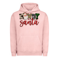 Pigment Salmon howdy santa Urban Hoodie - FaDigitalArtStudio