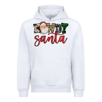 White howdy santa Urban Hoodie - FaDigitalArtStudio
