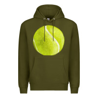 Army Green tennis ball fa element 2 Premium Hoodie - FaDigitalArtStudio