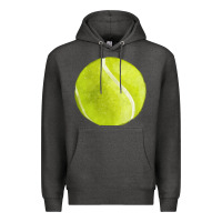 Charcoal Heather tennis ball fa element 2 Premium Hoodie - FaDigitalArtStudio