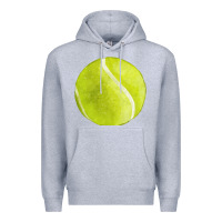 Heather Grey tennis ball fa element 2 Premium Hoodie - FaDigitalArtStudio