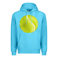 Ocean Blue tennis ball fa element 2 Premium Hoodie - FaDigitalArtStudio