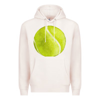 Pale Pink tennis ball fa element 2 Premium Hoodie - FaDigitalArtStudio