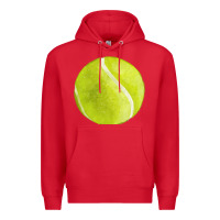 Red tennis ball fa element 2 Premium Hoodie - FaDigitalArtStudio