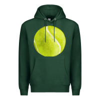 Sports Green tennis ball fa element 2 Premium Hoodie - FaDigitalArtStudio