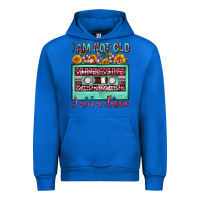 Cobalt i am not old i am a classic sunflower floral casse Urban Hoodie - FaDigitalArtStudio
