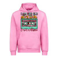 Fuchsia Pink i am not old i am a classic sunflower floral casse Urban Hoodie - FaDigitalArtStudio