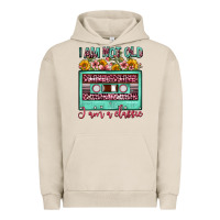 Pigment French Oak i am not old i am a classic sunflower floral casse Urban Hoodie - FaDigitalArtStudio