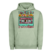Pigment Oil Green i am not old i am a classic sunflower floral casse Urban Hoodie - FaDigitalArtStudio