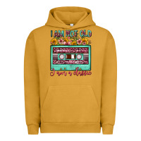 Pigment Peanut Butter i am not old i am a classic sunflower floral casse Urban Hoodie - FaDigitalArtStudio