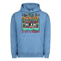 Pigment Pebble Blue i am not old i am a classic sunflower floral casse Urban Hoodie - FaDigitalArtStudio