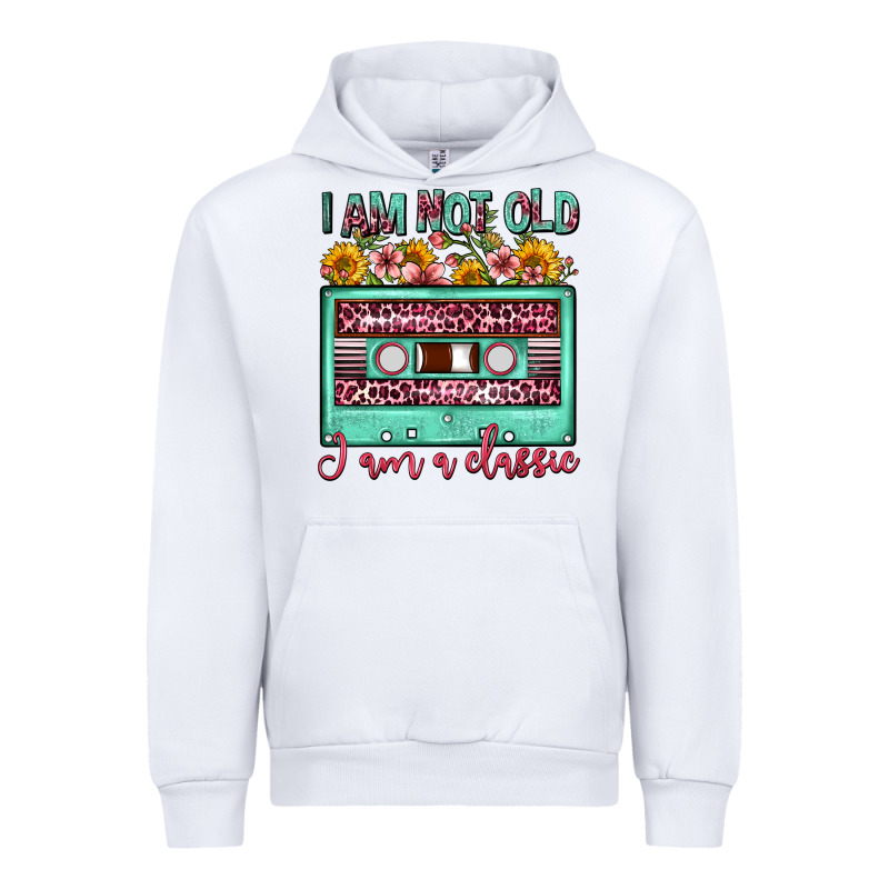 I Am Not Old I Am A Classic Sunflower Floral Casse Urban Hoodie by FaDigitalArtStudio | Teevron