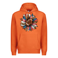 Carrot american football sunflower Premium Hoodie - HRA Design Shop