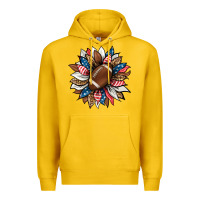 Lemon american football sunflower Premium Hoodie - HRA Design Shop