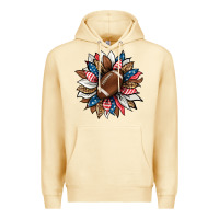 Pina Colada american football sunflower Premium Hoodie - HRA Design Shop
