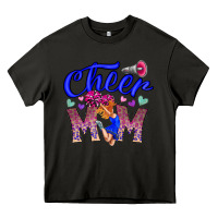 Asphalt Cheer Mom Heavy Core Tee - CowhideDigitalArt