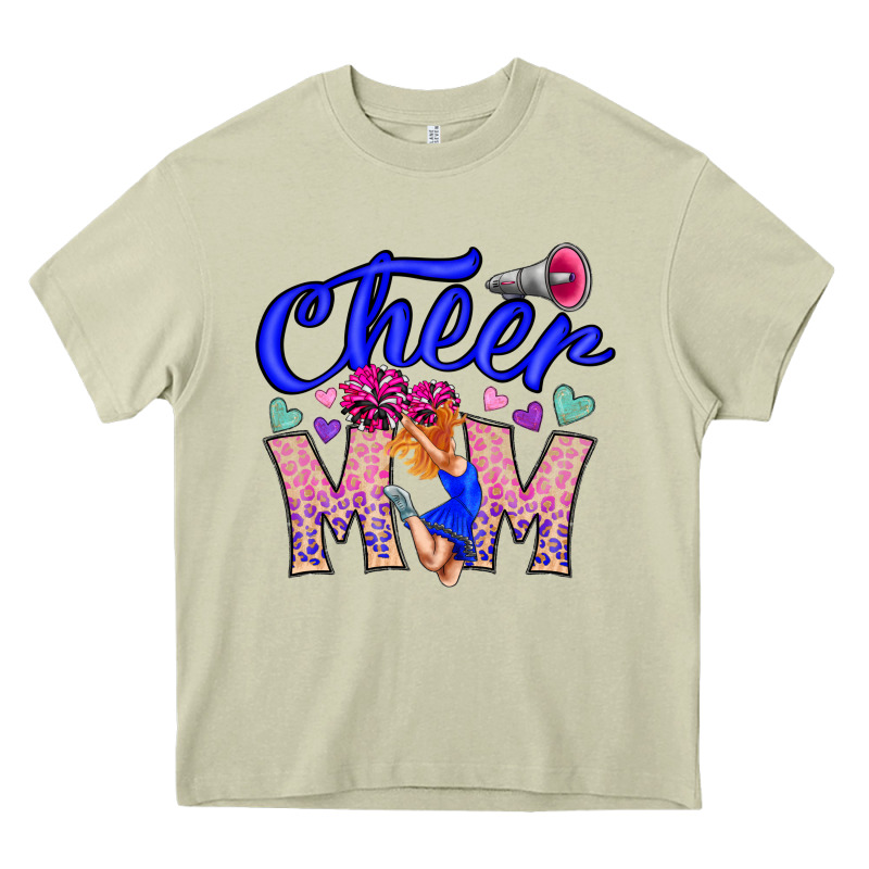 Cheer Mom Heavy Core Tee by CowhideDigitalArt | Teevron