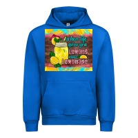 Cobalt when life gives you lemons make lemonade Urban Hoodie - HRA Design Shop