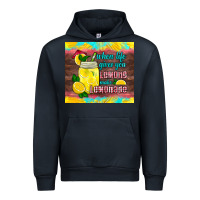 Navy when life gives you lemons make lemonade Urban Hoodie - HRA Design Shop
