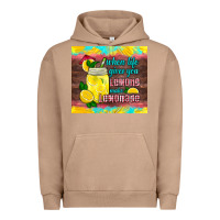 Pigment Burro when life gives you lemons make lemonade Urban Hoodie - HRA Design Shop