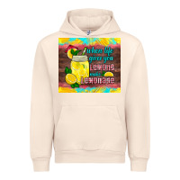 Sandshell when life gives you lemons make lemonade Urban Hoodie - HRA Design Shop