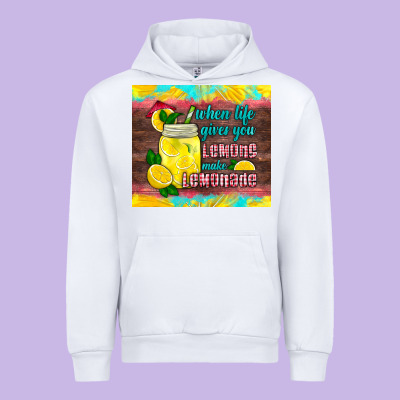 When Life Gives You Lemons Make Lemonade Urban Hoodie Designed By Hra Design Shop
