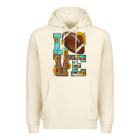 Sandshell western love american football Premium Hoodie - HRA Design Shop