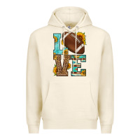 Tofu western love american football Premium Hoodie - HRA Design Shop