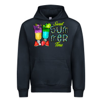 Navy sweet summer time3 Urban Hoodie - CowhideDigitalArt