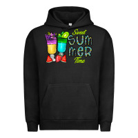 Pigment Black sweet summer time3 Urban Hoodie - CowhideDigitalArt