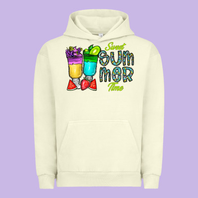 Sweet Summer Time3 Urban Hoodie Designed By Cowhidedigitalart