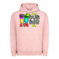Pigment Salmon sweet summer time3 Urban Hoodie - CowhideDigitalArt