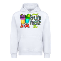 White sweet summer time3 Urban Hoodie - CowhideDigitalArt