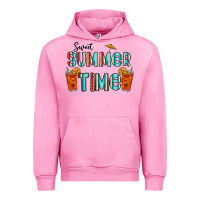 Fuchsia Pink sweet summer time Urban Hoodie - CowhideDigitalArt